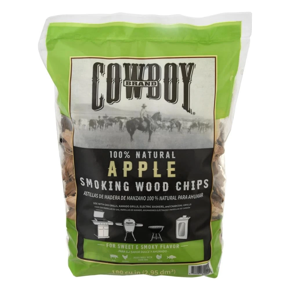 Cowboy Charcoal Grilling Fuels Apple 180 Cubic Inch(Es) Wood Chips 1 Cowboy Charcoal Grilling Fuels Apple 180 Cubic Inch(Es) Wood Chips