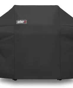 Weber Grilling Tools & Accessories 26.8-in W x 47-in H Black Gas Grill Cover