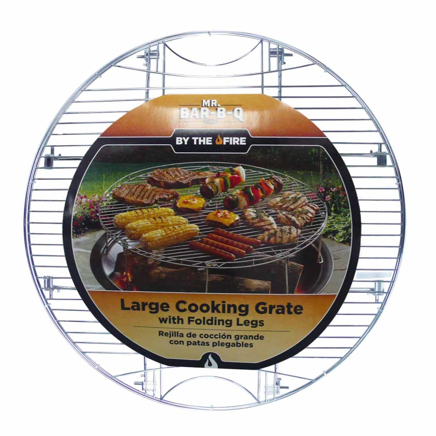 Mr. Bar-B-Q Grill Replacement Parts 25.79-in x 25.79-in Round Plated Steel Cooking Grate 2 Mr. Bar-B-Q Grill Replacement Parts 25.79-in x 25.79-in Round Plated Steel Cooking Grate - Image 2