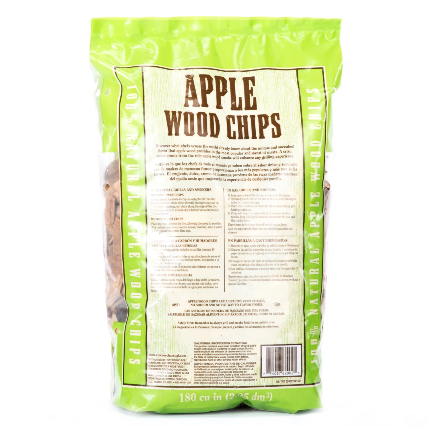 Cowboy Charcoal Grilling Fuels Apple 180 Cubic Inch(Es) Wood Chips 4 Cowboy Charcoal Grilling Fuels Apple 180 Cubic Inch(Es) Wood Chips - Image 4
