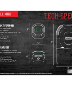 Weber Grilling Tools & Accessories iGrill Mini -Mmaster Outlet Shop 08799344
