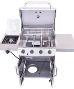 Char-Broil Grills Performance Stainless 4-Burner Liquid Propane Gas Grill with 1 Side Burner -Mmaster Outlet Shop 08806682