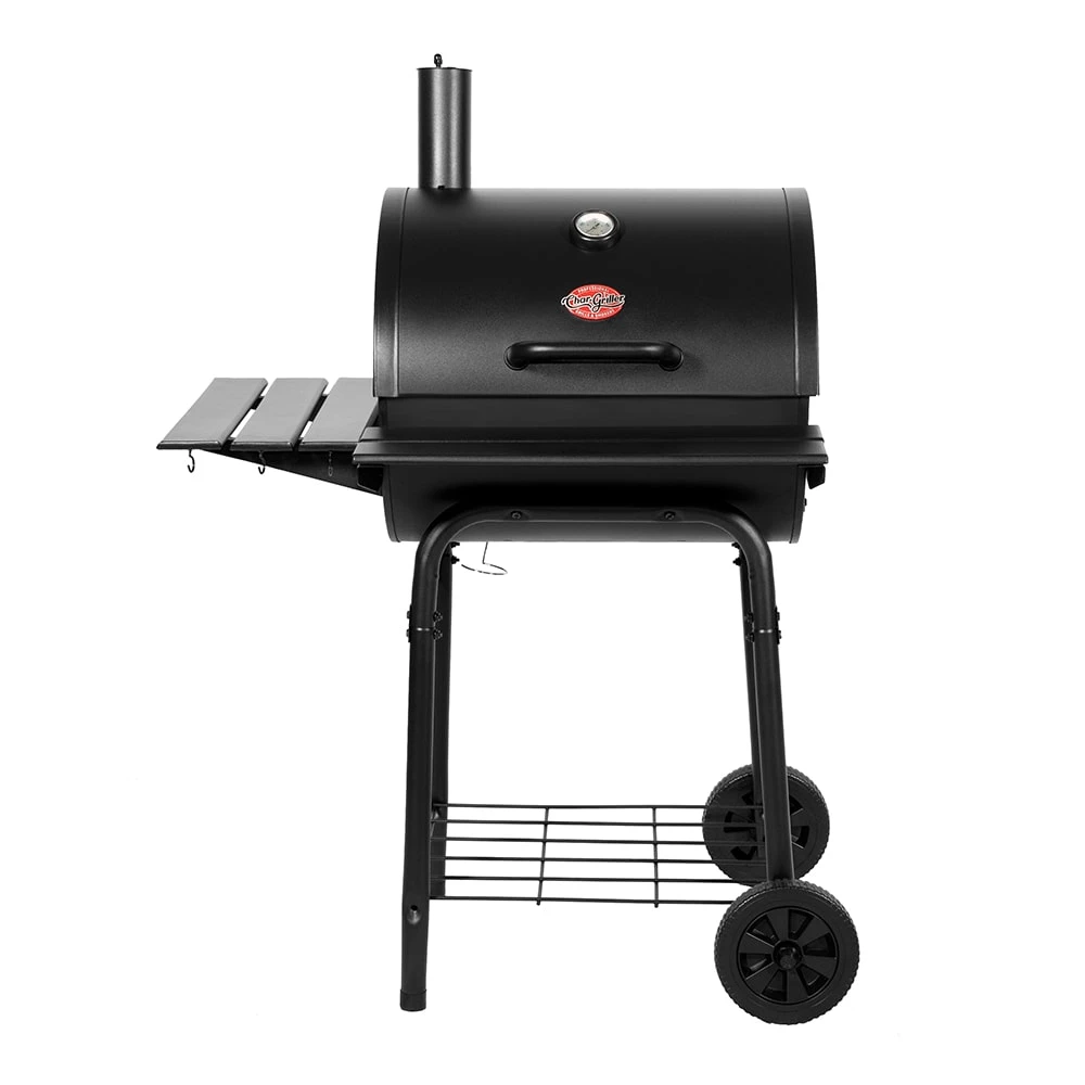 Char-Griller Grills 23-in W Black Barrel Charcoal Grill 1 Char-Griller Grills 23-in W Black Barrel Charcoal Grill
