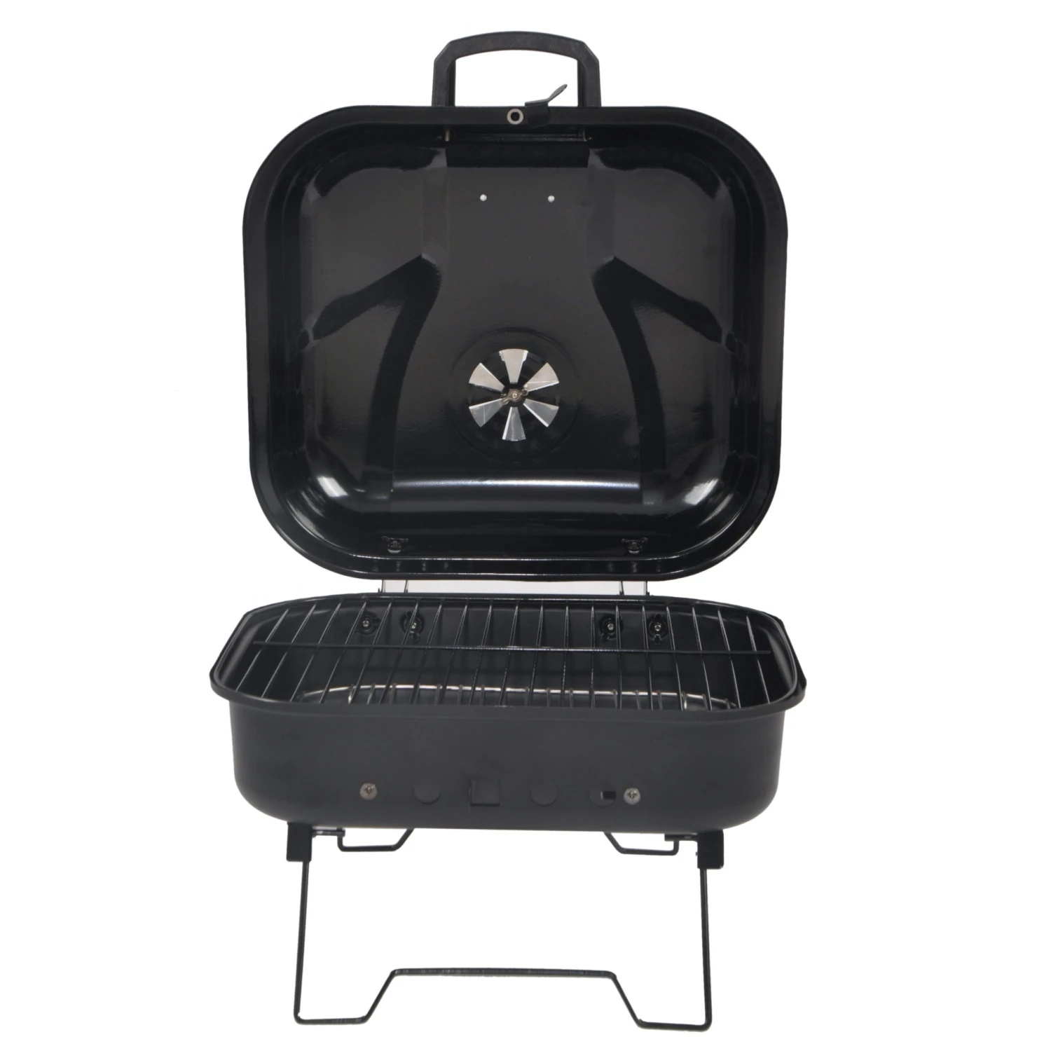 Mr. Bar-B-Q Grills Portable charcoal grill 206-sq in Black/Porcelain Coated Portable Charcoal Grill 15 Mr. Bar-B-Q Grills Portable charcoal grill 206-sq in Black/Porcelain Coated Portable Charcoal Grill - Image 15