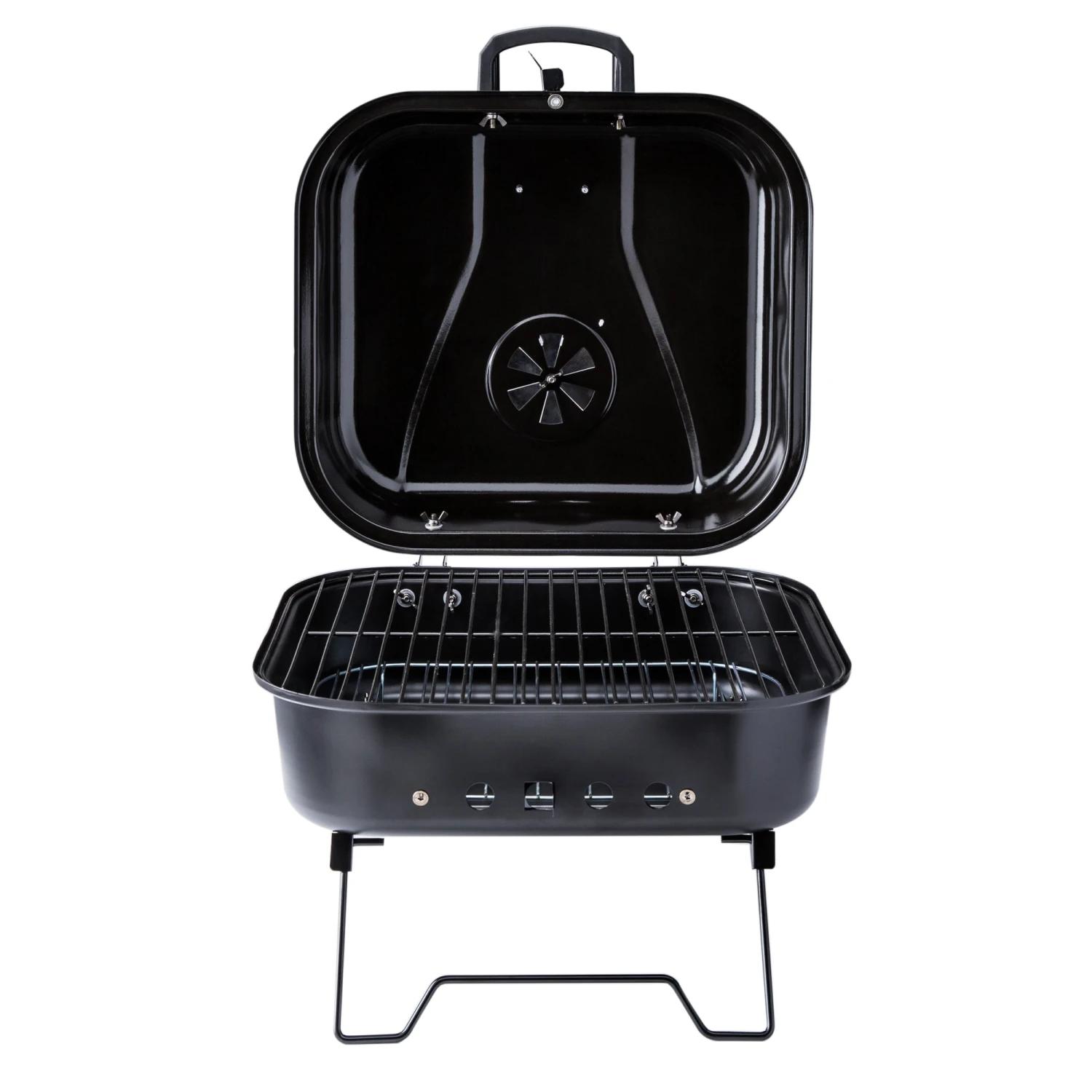 Mr. Bar-B-Q Grills Portable charcoal grill 206-sq in Black/Porcelain Coated Portable Charcoal Grill 3 Mr. Bar-B-Q Grills Portable charcoal grill 206-sq in Black/Porcelain Coated Portable Charcoal Grill - Image 3