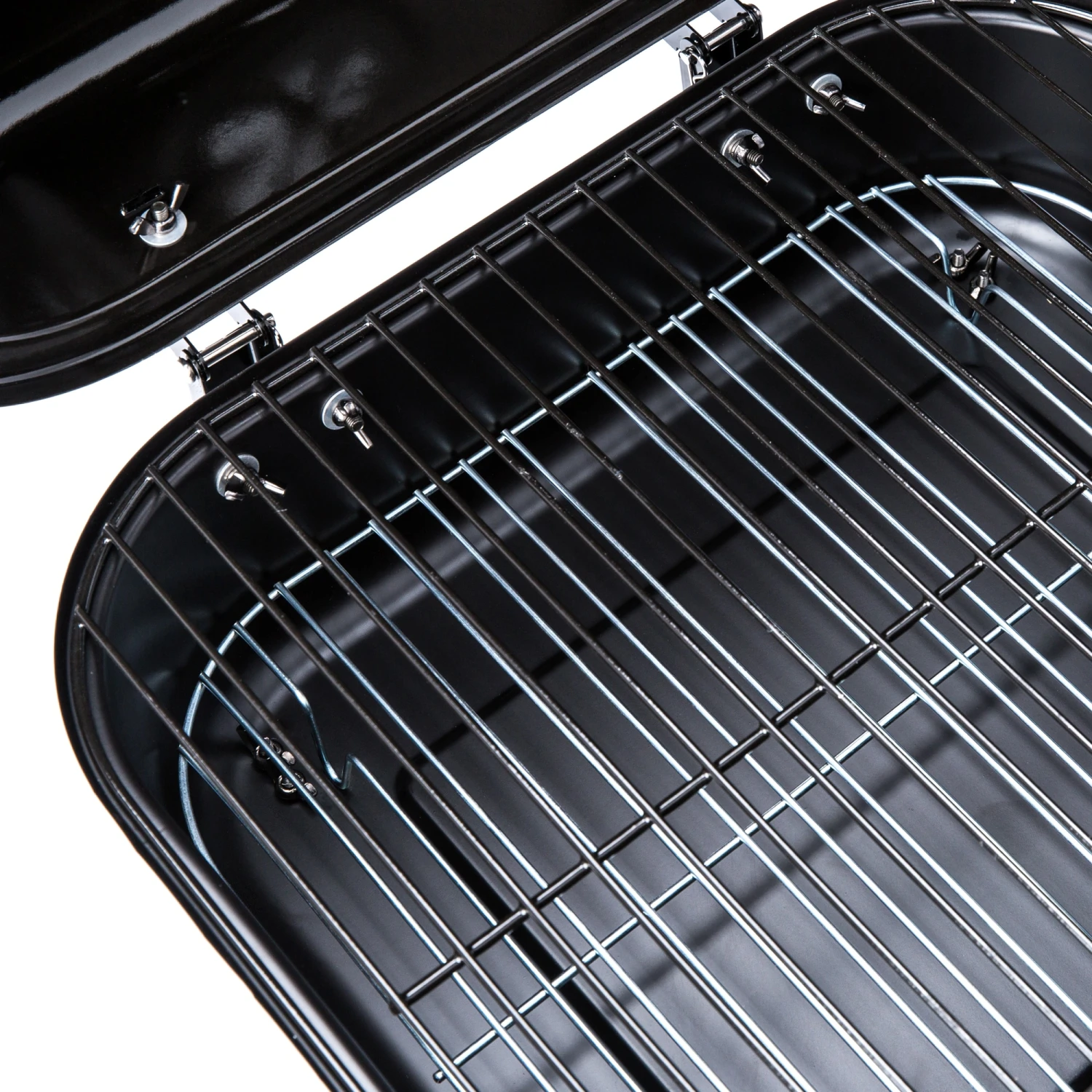 Mr. Bar-B-Q Grills Portable charcoal grill 206-sq in Black/Porcelain Coated Portable Charcoal Grill 5 Mr. Bar-B-Q Grills Portable charcoal grill 206-sq in Black/Porcelain Coated Portable Charcoal Grill - Image 5