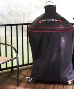 Kamado Joe Grilling Tools & Accessories Classic Joe 18-in W x 52-in H Black Charcoal Grill Cover -Mmaster Outlet Shop 10340011