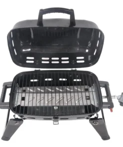 Mr. Bar-B-Q Grills Portable LP gas grill Black/Powder Coated 10000-BTU 178-sq in Portable Gas Grill -Mmaster Outlet Shop 10341195