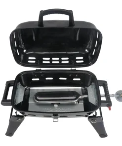 Mr. Bar-B-Q Grills Portable LP gas grill Black/Powder Coated 10000-BTU 178-sq in Portable Gas Grill -Mmaster Outlet Shop 10341196