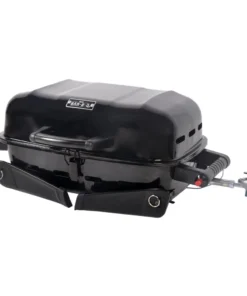 Mr. Bar-B-Q Grills Portable LP gas grill Black/Powder Coated 10000-BTU 178-sq in Portable Gas Grill -Mmaster Outlet Shop 10341199
