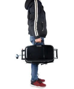 Mr. Bar-B-Q Grills Portable LP gas grill Black/Powder Coated 10000-BTU 178-sq in Portable Gas Grill -Mmaster Outlet Shop 10341200