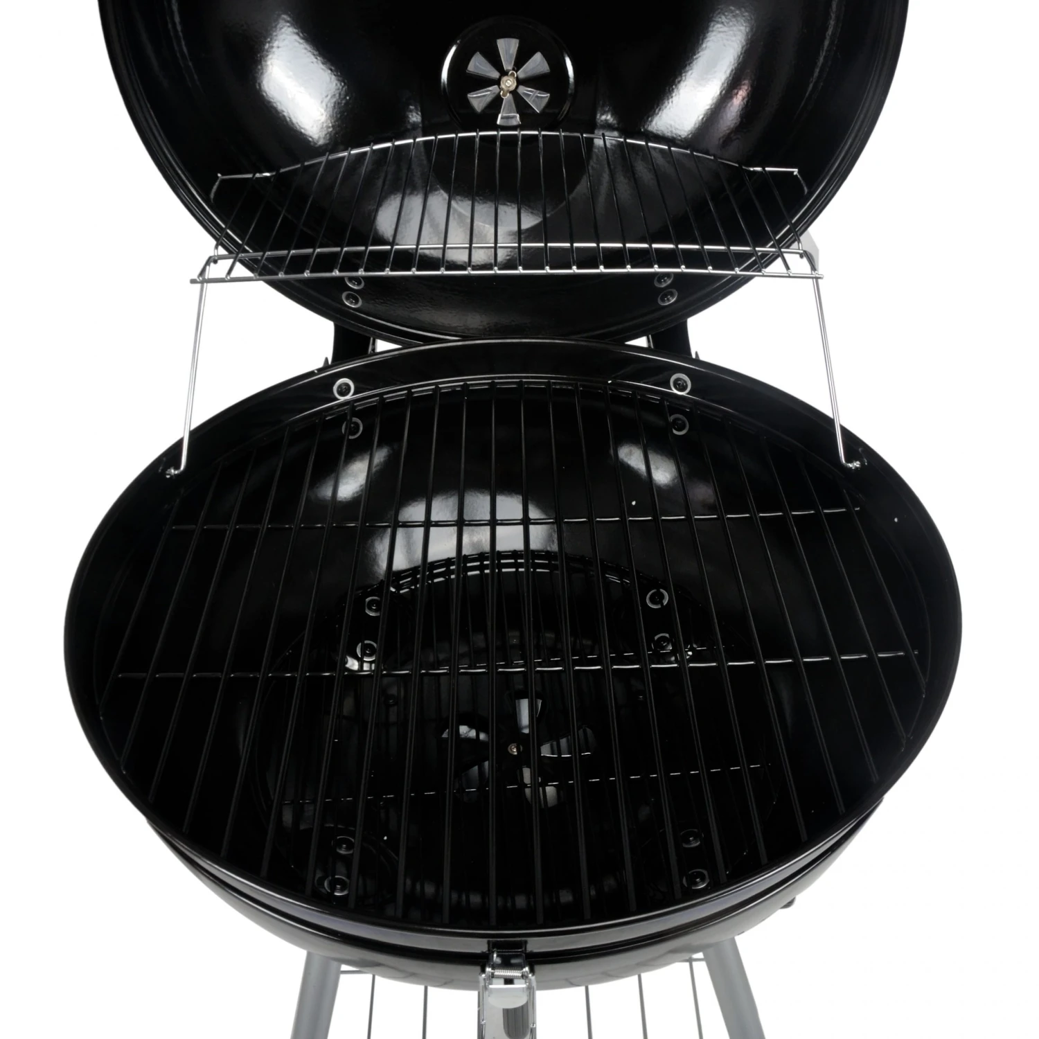 Mr. Bar-B-Q Grills Stand Up Charcoal Grill 22.17-in W Black/Porcelain Kettle Charcoal Grill 13 Mr. Bar-B-Q Grills Stand Up Charcoal Grill 22.17-in W Black/Porcelain Kettle Charcoal Grill - Image 13