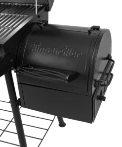 King-Griller Grills Smokin' Ace 30-in W Black Barrel Charcoal Grill -Mmaster Outlet Shop 10397101