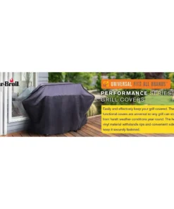 Char-Broil Grilling Tools & Accessories Performance 62-in W x 44-in H Black Gas Grill Cover -Mmaster Outlet Shop 11001271