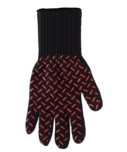Blue Rhino Grilling Tools & Accessories Black and Red Aramid Fiber Fire-retardant Grill Gloves