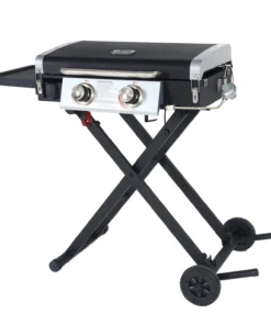 Blue Rhino Grills Razor Griddle Black and Silver/Powder Coated 2-Burner Liquid Propane Gas Grill