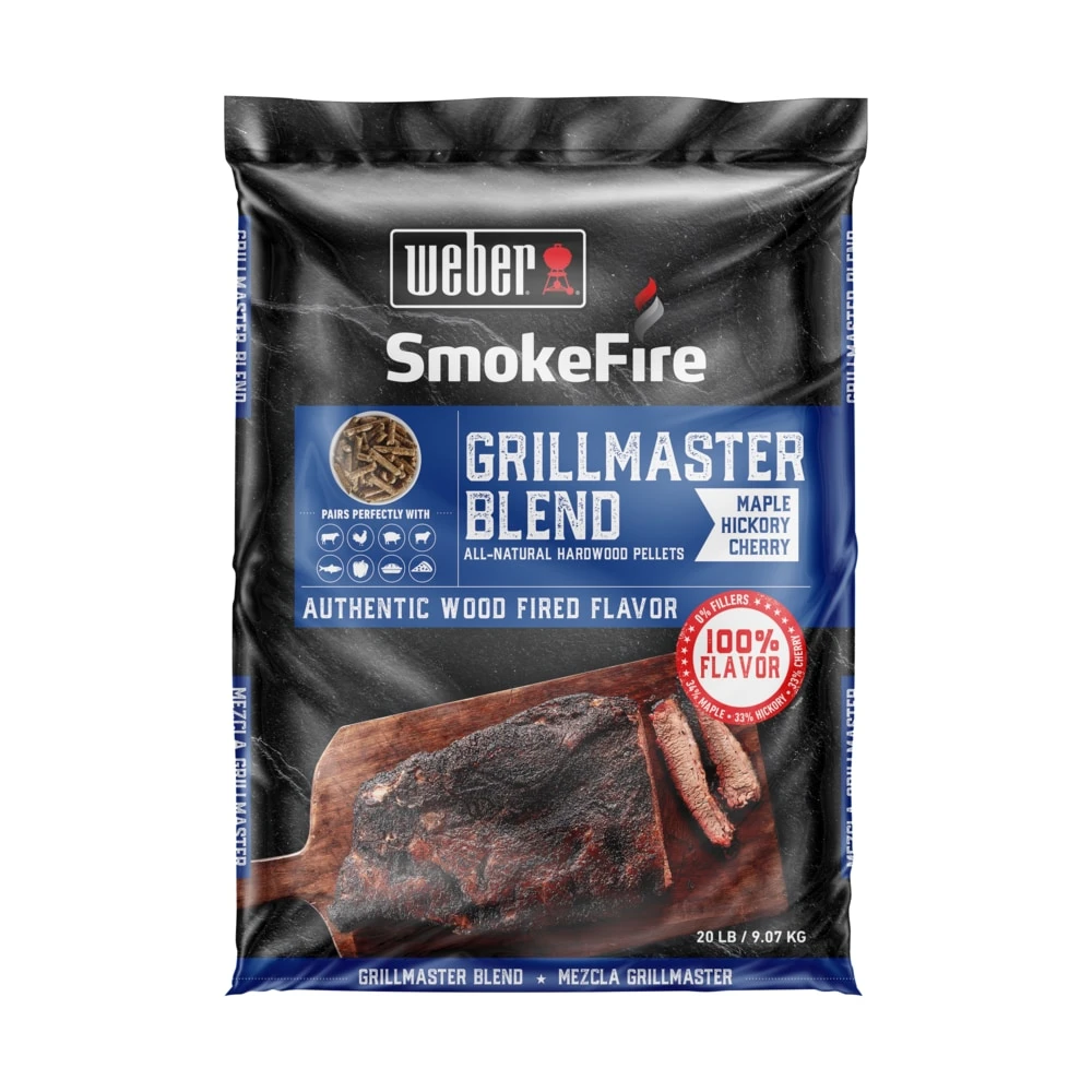 Weber Grilling Fuels Smokefire Grillmaster Blend 20-lb Grill Pellets 1 Weber Grilling Fuels Smokefire Grillmaster Blend 20-lb Grill Pellets