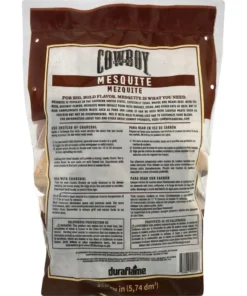 Cowboy Charcoal Grilling Fuels Cowboy Mesquite Wood Chunks, 600 cu in -Mmaster Outlet Shop 12039014