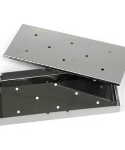 Blue Rhino Grilling Tools & Accessories 1.73-in L x 9.65-in W x 4.06-in H Smoker Box with Hinged Lid