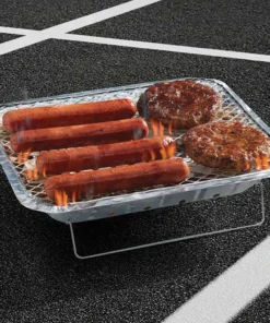 Mr. Bar-B-Q Grills Disposable 10.35-sq in Silver Portable Charcoal Grill -Mmaster Outlet Shop 14163632