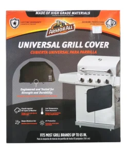 Armor All Grilling Tools & Accessories 65-in W x 45-in H Black Gas Grill Cover -Mmaster Outlet Shop 14613320