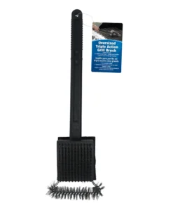 Mr. Bar-B-Q Grill Brushes & Cleaning Blocks Plastic 18-in Grill Brush and Scouring Pad -Mmaster Outlet Shop 15673148