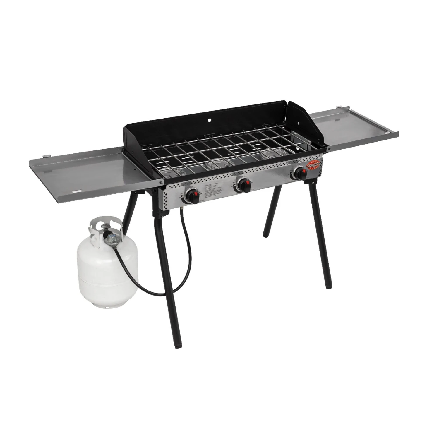 Char-Griller Grills Silver 3-Burner Liquid Propane Gas Grill 4 Char-Griller Grills Silver 3-Burner Liquid Propane Gas Grill - Image 4