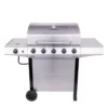 Char-Broil Grills Performance Silver 5-Burner Liquid Propane Gas Grill with 1 Side Burner