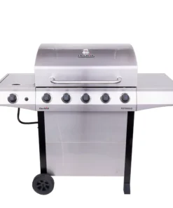 Char-Broil Grills Performance Silver 5-Burner Liquid Propane Gas Grill with 1 Side Burner