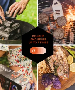 Prime 6 Grilling Fuels Premium sustainable reusable charcoal 9-lb Charcoal Briquettes -Mmaster Outlet Shop 16501116