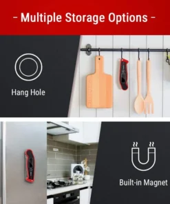 ThermoPro Grill Thermometers Thermocouple Rectangle Grill Thermometer -Mmaster Outlet Shop 16510876