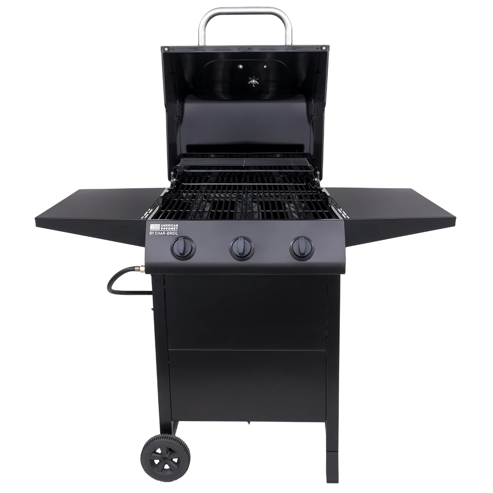 American Gourmet Grills Black 3-Burner Liquid Propane Gas Grill 3 American Gourmet Grills Black 3-Burner Liquid Propane Gas Grill - Image 3