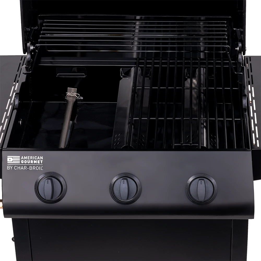 American Gourmet Grills Black 3-Burner Liquid Propane Gas Grill 7 American Gourmet Grills Black 3-Burner Liquid Propane Gas Grill - Image 7