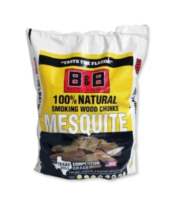 B&B Charcoal Grilling Fuels Band B 549 cu in Mesquite Smoking Wood Chunks