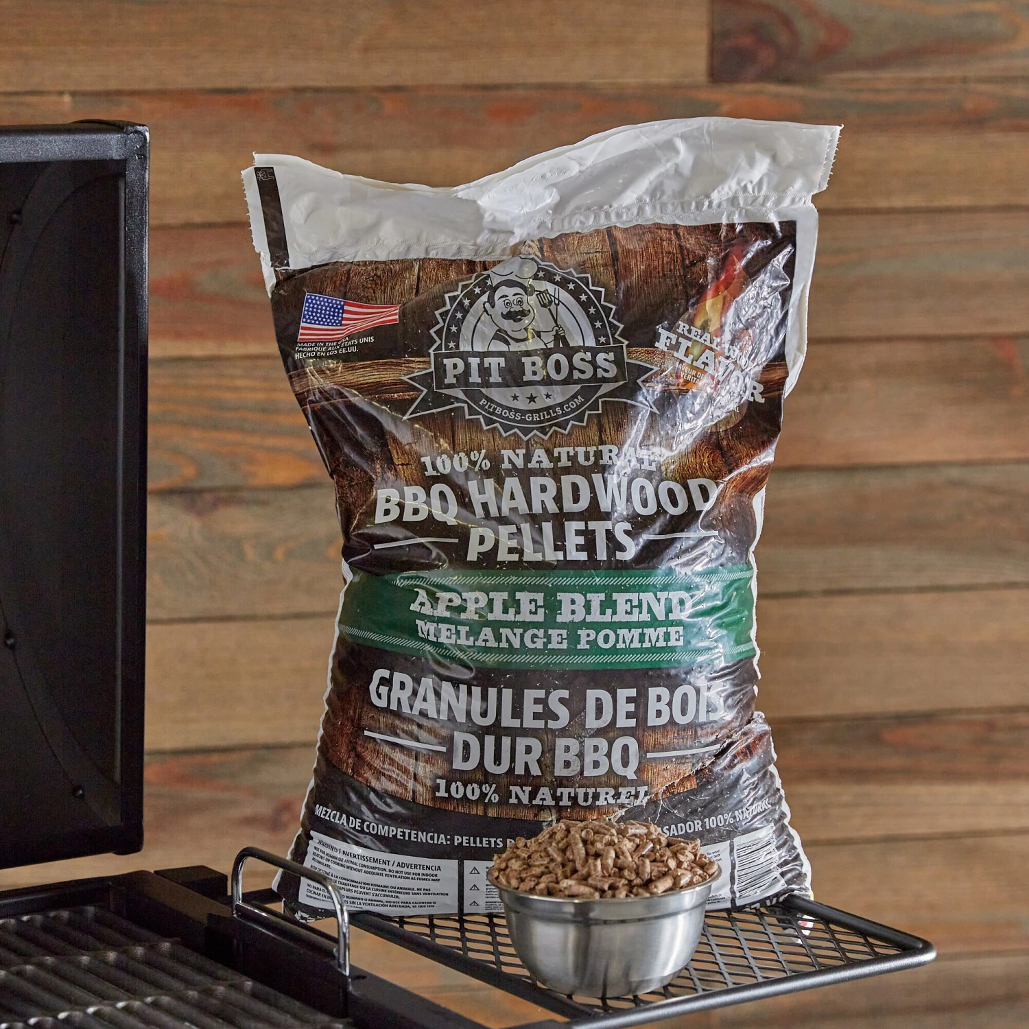 Pit Boss Grilling Fuels Apple 20-lb Grill Pellets 2 Pit Boss Grilling Fuels Apple 20-lb Grill Pellets - Image 2