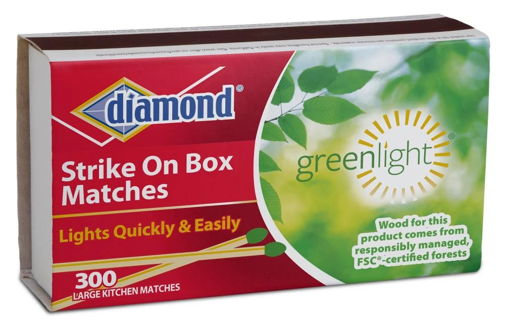 Diamond Grilling Fuels Strike-On 3-Pack 0.5-lb Matches 2 Diamond Grilling Fuels Strike-On 3-Pack 0.5-lb Matches - Image 2