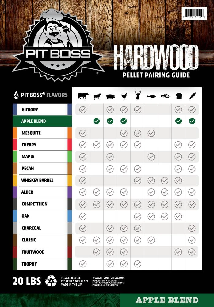 Pit Boss Grilling Fuels Apple 20-lb Grill Pellets 4 Pit Boss Grilling Fuels Apple 20-lb Grill Pellets - Image 4