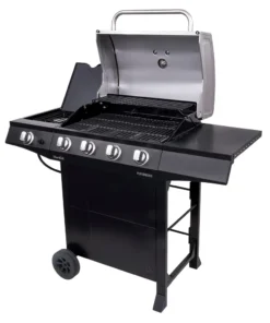 Char-Broil Grills Performance Black 4-Burner Liquid Propane Gas Grill with 1 Side Burner -Mmaster Outlet Shop 18385831