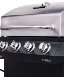 Char-Broil Grills Performance Black 4-Burner Liquid Propane Gas Grill with 1 Side Burner -Mmaster Outlet Shop 18385836
