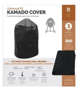 Universal Grilling Tools & Accessories 30-in W x 45-in H Black Kamado Grill Cover -Mmaster Outlet Shop 41399820