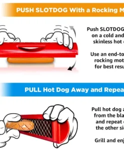 SLOTDOG Grilling Tools & Accessories Stainless Steel Hot Dog Slicing Tool -Mmaster Outlet Shop 41411296