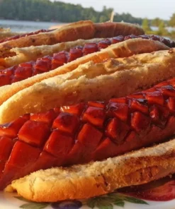 SLOTDOG Grilling Tools & Accessories Stainless Steel Hot Dog Slicing Tool -Mmaster Outlet Shop 41411301