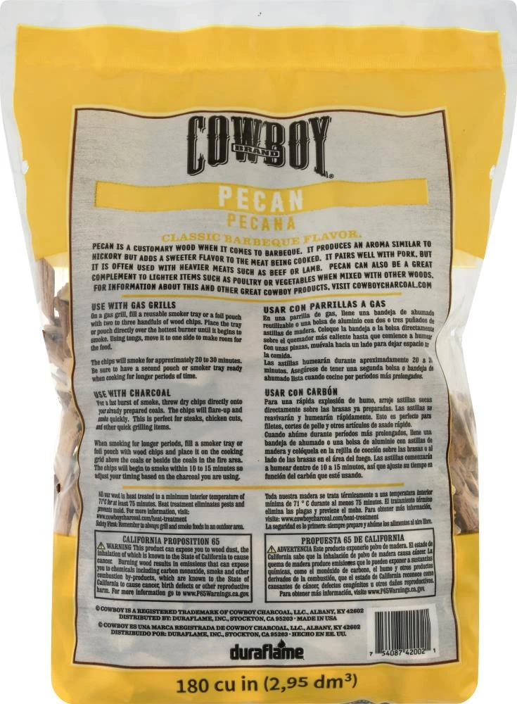 Cowboy Charcoal Grilling Fuels 180 Cubic Inch(Es) Wood Chips 9 Cowboy Charcoal Grilling Fuels 180 Cubic Inch(Es) Wood Chips - Image 9