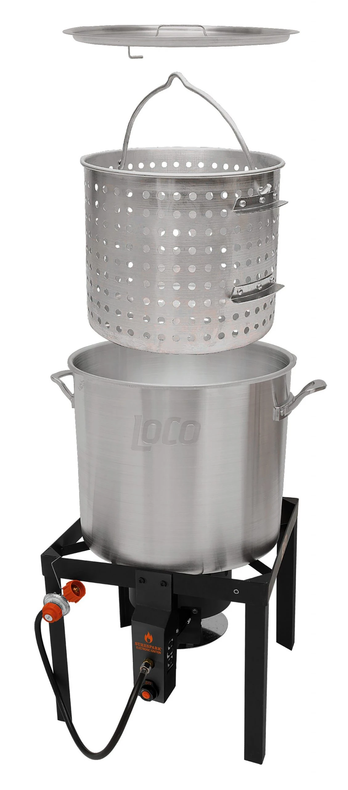 LoCo COOKERS Turkey Fryers, Cookers, & Pots Loco 60qt Boiling Kit with Twist and Steam/Sure Spark 3 LoCo COOKERS Turkey Fryers, Cookers, & Pots Loco 60qt Boiling Kit with Twist and Steam/Sure Spark - Image 3