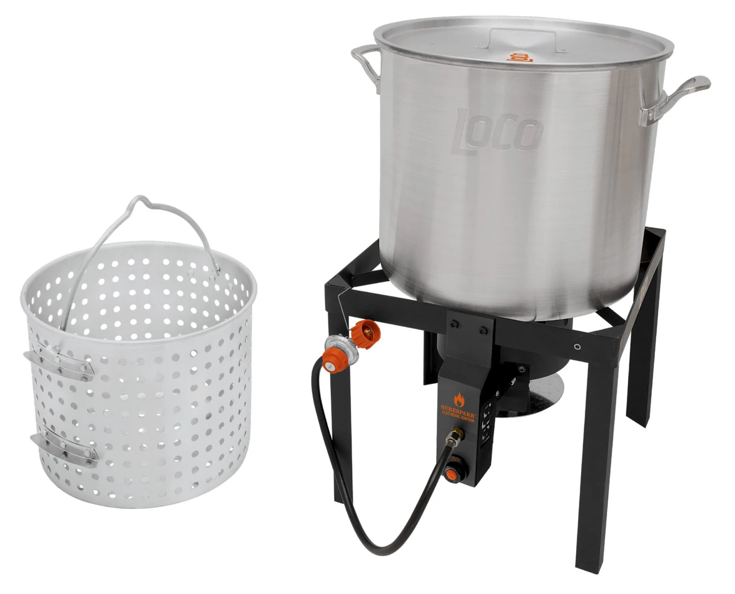 LoCo COOKERS Turkey Fryers, Cookers, & Pots Loco 60qt Boiling Kit with Twist and Steam/Sure Spark 4 LoCo COOKERS Turkey Fryers, Cookers, & Pots Loco 60qt Boiling Kit with Twist and Steam/Sure Spark - Image 4