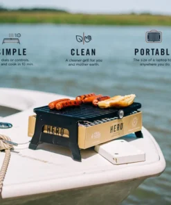 Fire & Flavor Grills Hero Black Charcoal Grill -Mmaster Outlet Shop 42131426