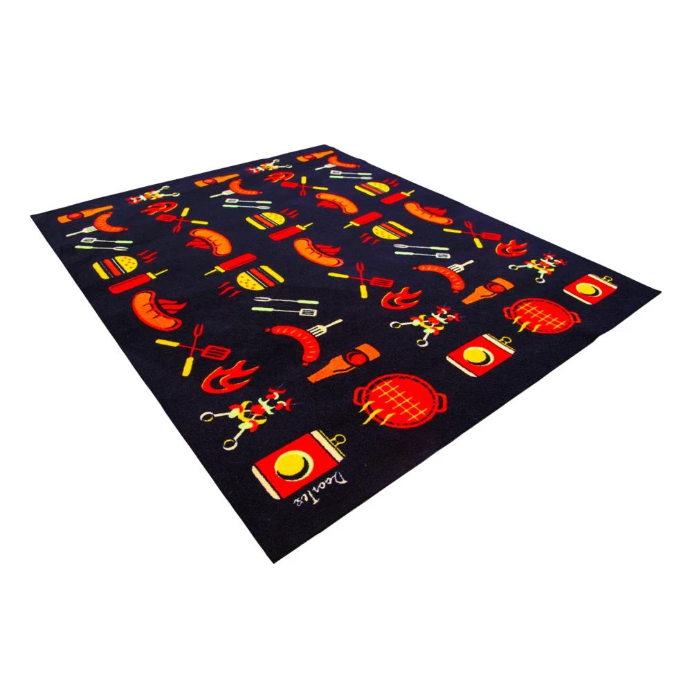 Doortex Grilling Tools & Accessories Doortex BBQ Mat Vinyl Rectangular Multi-colored Grill Mat 2 Doortex Grilling Tools & Accessories Doortex BBQ Mat Vinyl Rectangular Multi-colored Grill Mat - Image 2