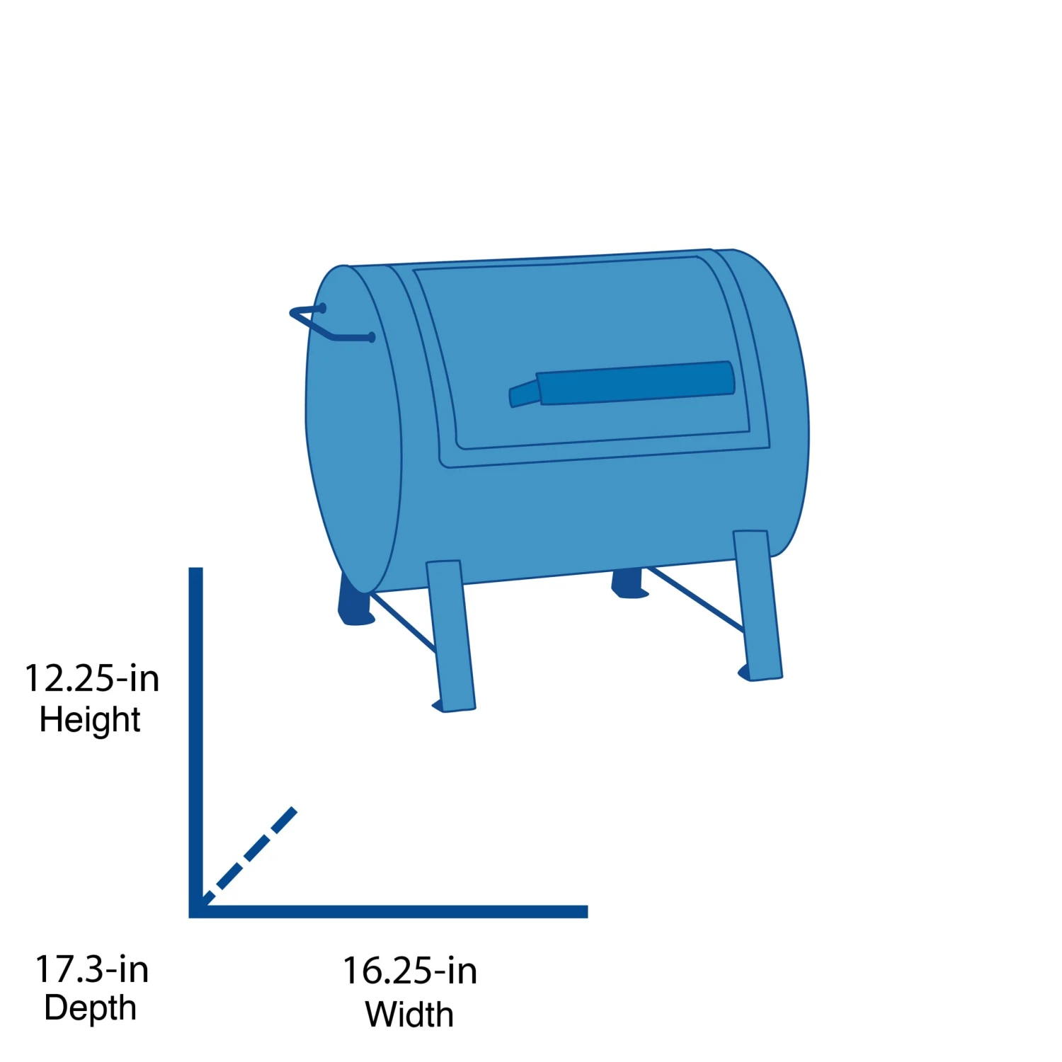 Mr. Bar-B-Q Grills Portable charcoal grill 206-sq in Black/Porcelain Coated Portable Charcoal Grill 7 Mr. Bar-B-Q Grills Portable charcoal grill 206-sq in Black/Porcelain Coated Portable Charcoal Grill - Image 7