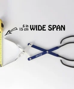 BBQ Croc Grilling Tools & Accessories 3 in 1 Barbecue Tool, 18 in. Blue Aluminum Scissor-style Tongs -Mmaster Outlet Shop 42550227