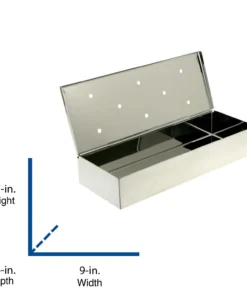 Blue Rhino Grilling Tools & Accessories 1.73-in L x 9.65-in W x 4.06-in H Smoker Box with Hinged Lid 9 Blue Rhino Grilling Tools & Accessories 1.73-in L x 9.65-in W x 4.06-in H Smoker Box with Hinged Lid -Mmaster Outlet Shop 42577237 scaled